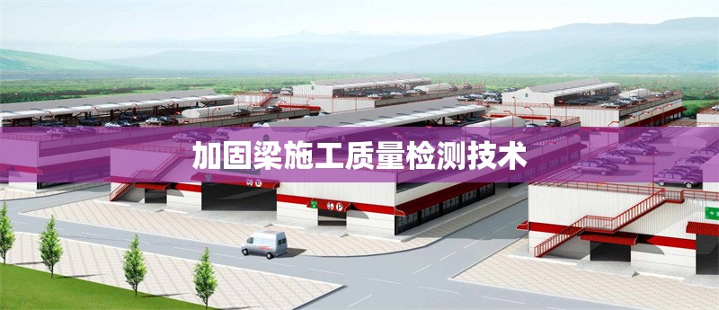 加固梁施工質(zhì)量檢測(cè)技術(shù) 行業(yè)新聞 第1張 加固梁施工質(zhì)量檢測(cè)技術(shù) 行業(yè)新聞 第1張