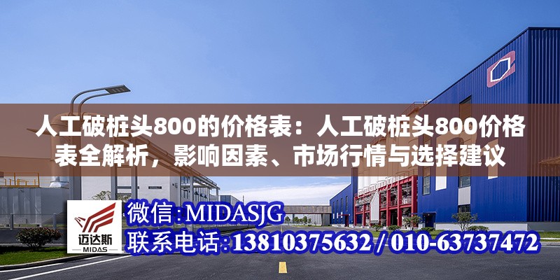 人工破樁頭800的價(jià)格表：人工破樁頭800價(jià)格表全解析，影響因素、市場行情與選擇建議 行業(yè)新聞