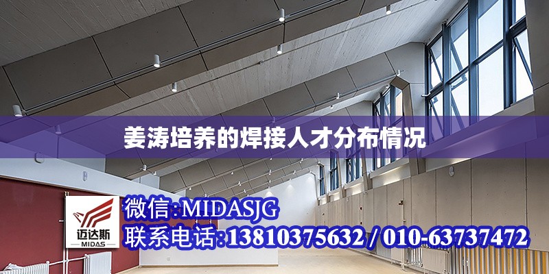 姜濤培養(yǎng)的焊接人才分布情況