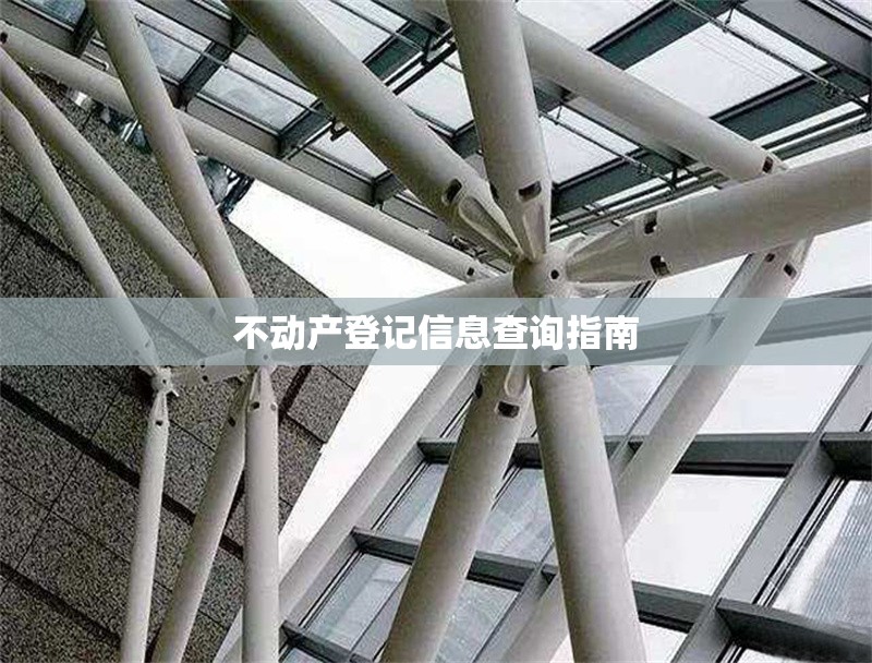 不動(dòng)產(chǎn)登記信息查詢指南