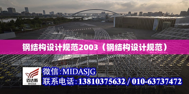鋼結(jié)構(gòu)設(shè)計規(guī)范2003（鋼結(jié)構(gòu)設(shè)計規(guī)范）