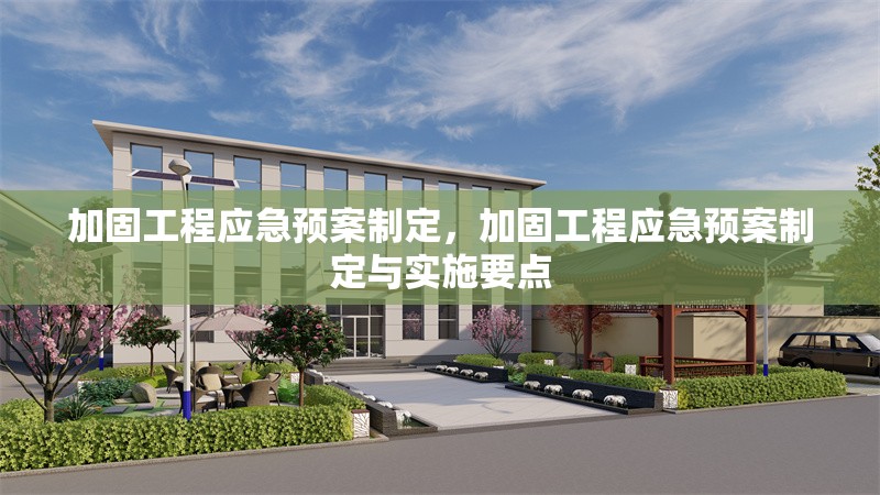 加固工程應(yīng)急預(yù)案制定，加固工程應(yīng)急預(yù)案制定與實施要點