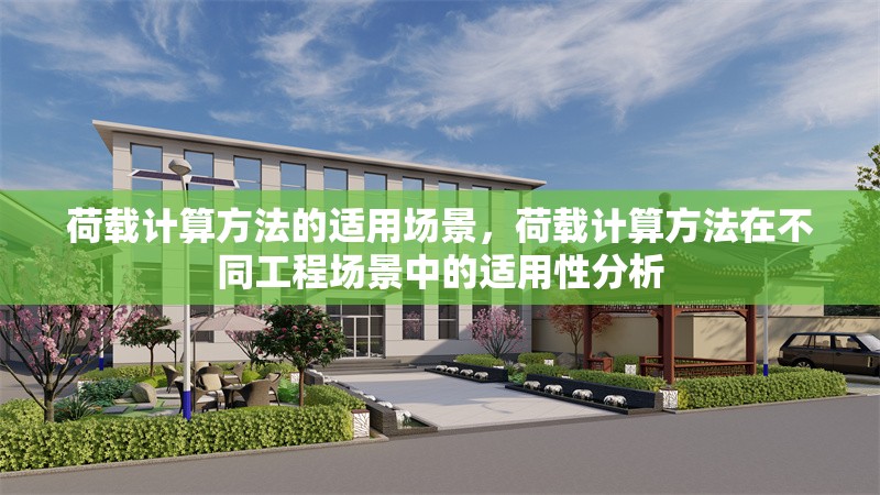 荷載計(jì)算方法的適用場景，荷載計(jì)算方法在不同工程場景中的適用性分析
