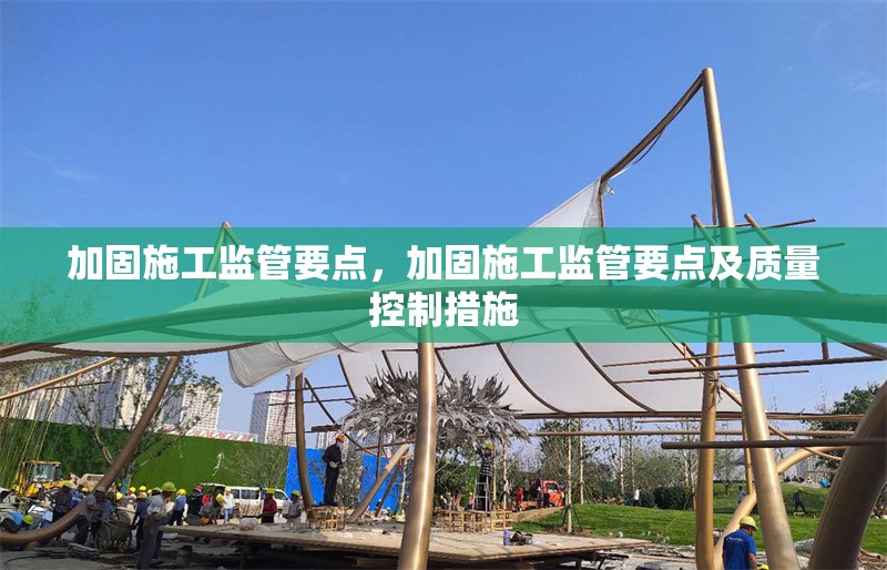 加固施工監(jiān)管要點(diǎn)，加固施工監(jiān)管要點(diǎn)及質(zhì)量控制措施，加固施工監(jiān)管要點(diǎn)與質(zhì)量控制措施