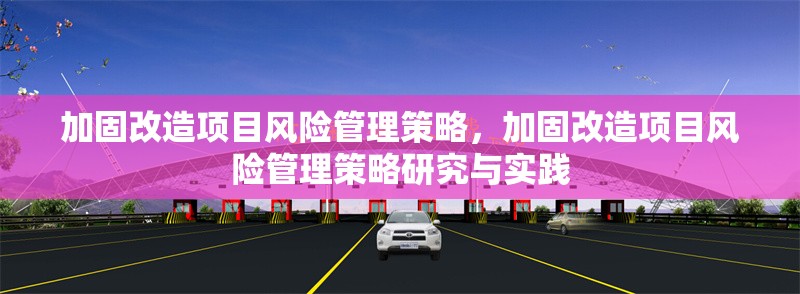 加固改造項目風險管理策略，加固改造項目風險管理策略研究與實踐
