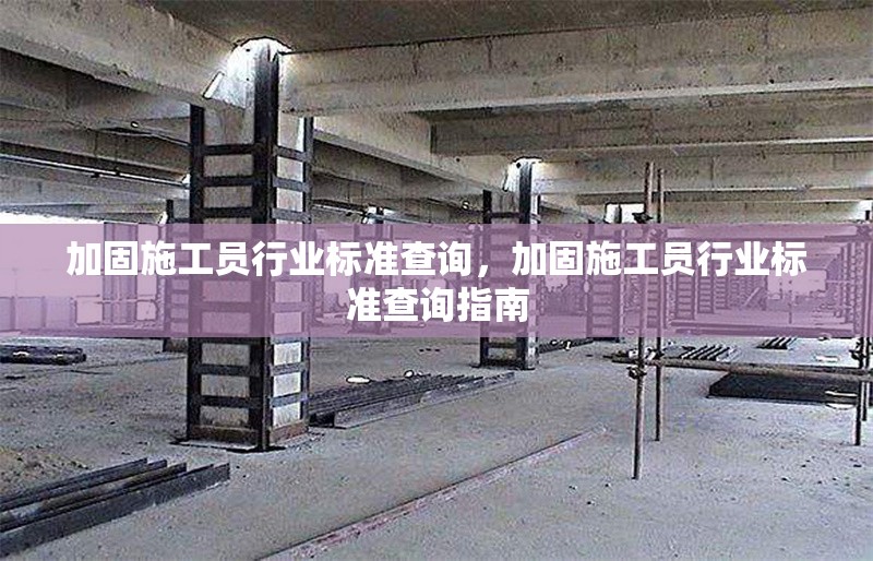 加固施工員行業(yè)標(biāo)準(zhǔn)查詢，加固施工員行業(yè)標(biāo)準(zhǔn)查詢指南，加固施工員行業(yè)標(biāo)準(zhǔn)查詢指南