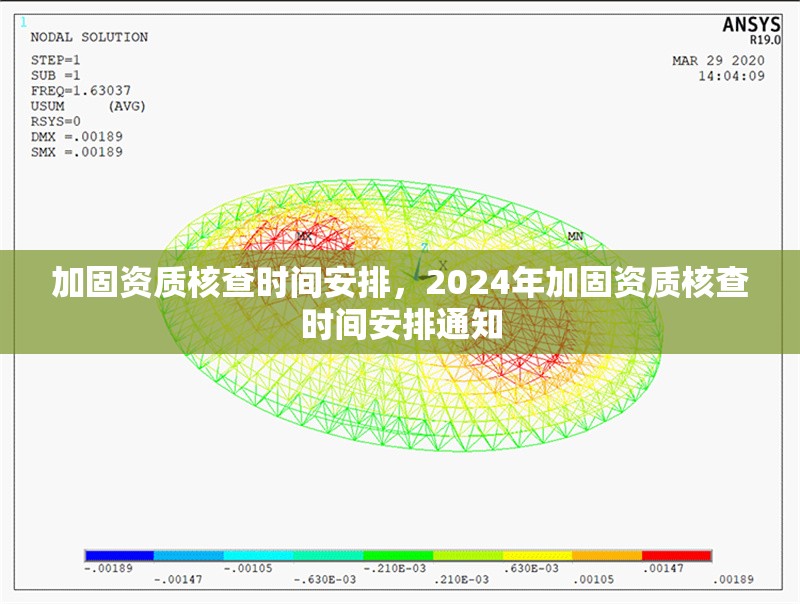 加固資質(zhì)核查時間安排，2024年加固資質(zhì)核查時間安排通知