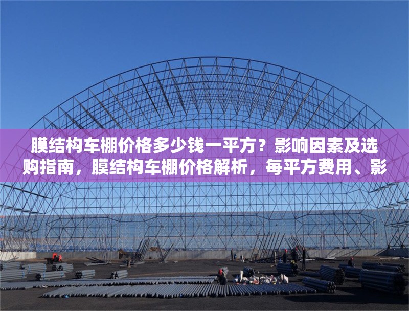 膜結(jié)構(gòu)車棚價格多少錢一平方？影響因素及選購指南，膜結(jié)構(gòu)車棚價格解析，每平方費(fèi)用、影響因素與選購