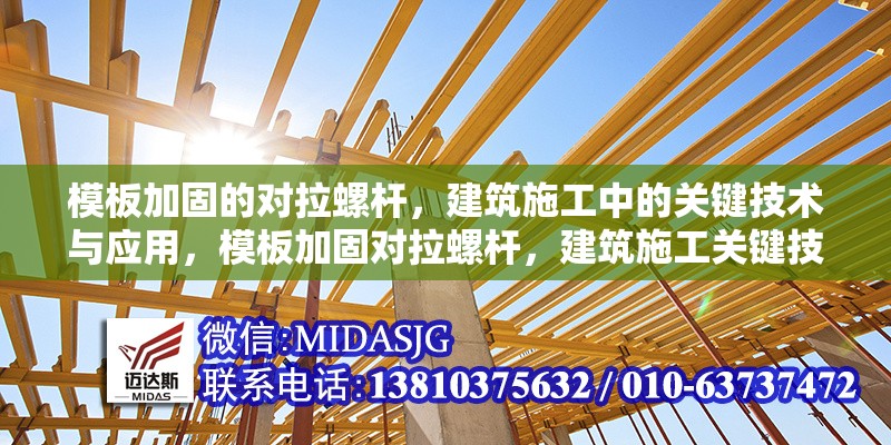 模板加固的對拉螺桿，建筑施工中的關(guān)鍵技術(shù)與應(yīng)用，模板加固對拉螺桿，建筑施工關(guān)鍵技術(shù) 行業(yè)新聞