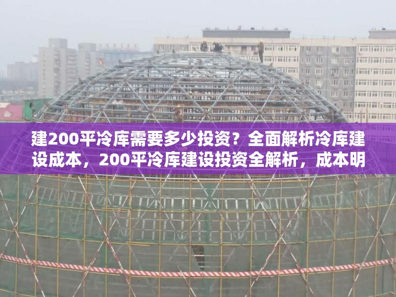 建200平冷庫需要多少投資？全面解析冷庫建設(shè)成本，200平冷庫建設(shè)投資全解析，成本明細(xì)與關(guān)鍵