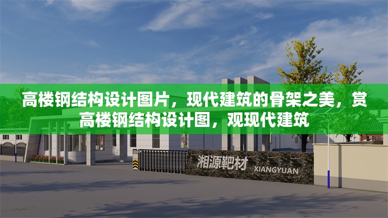 高樓鋼結(jié)構(gòu)設(shè)計(jì)圖片，現(xiàn)代建筑的骨架之美，賞高樓鋼結(jié)構(gòu)設(shè)計(jì)圖，觀現(xiàn)代建筑