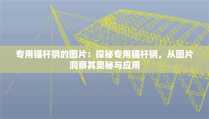 專用錨桿鋼的圖片：探秘專用錨桿鋼，從圖片洞察其奧秘與應(yīng)用 行業(yè)新聞