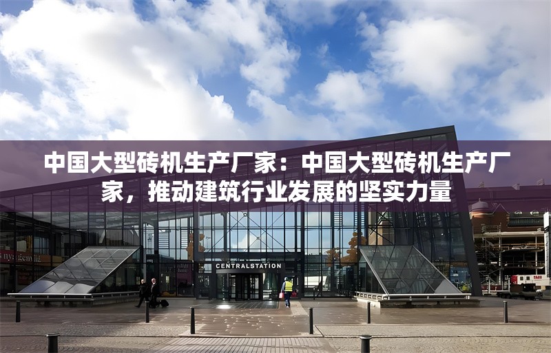 中國(guó)大型磚機(jī)生產(chǎn)廠家：中國(guó)大型磚機(jī)生產(chǎn)廠家，推動(dòng)建筑行業(yè)發(fā)展的堅(jiān)實(shí)力量