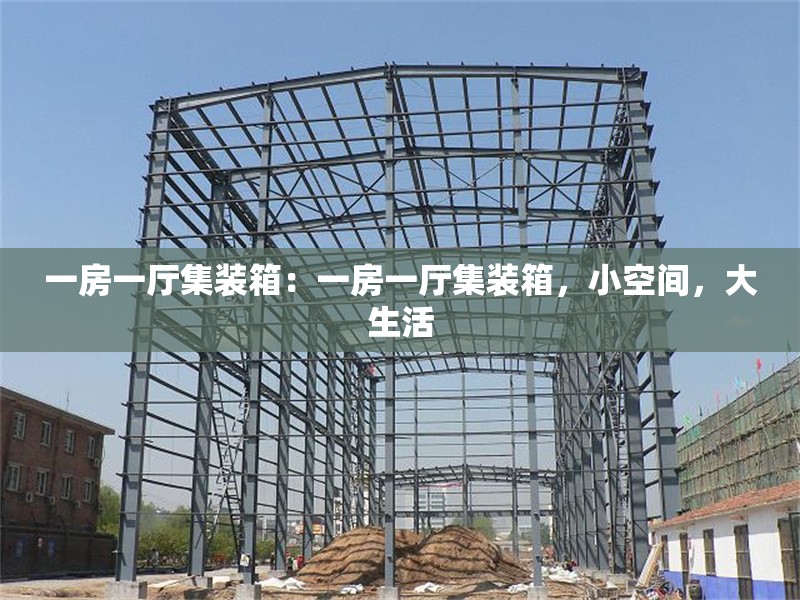 一房一廳集裝箱：一房一廳集裝箱，小空間，大生活