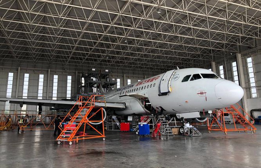 飛機(jī)維修廠(chǎng)房網(wǎng)架屋面 鋼網(wǎng)架設(shè)計(jì)案例