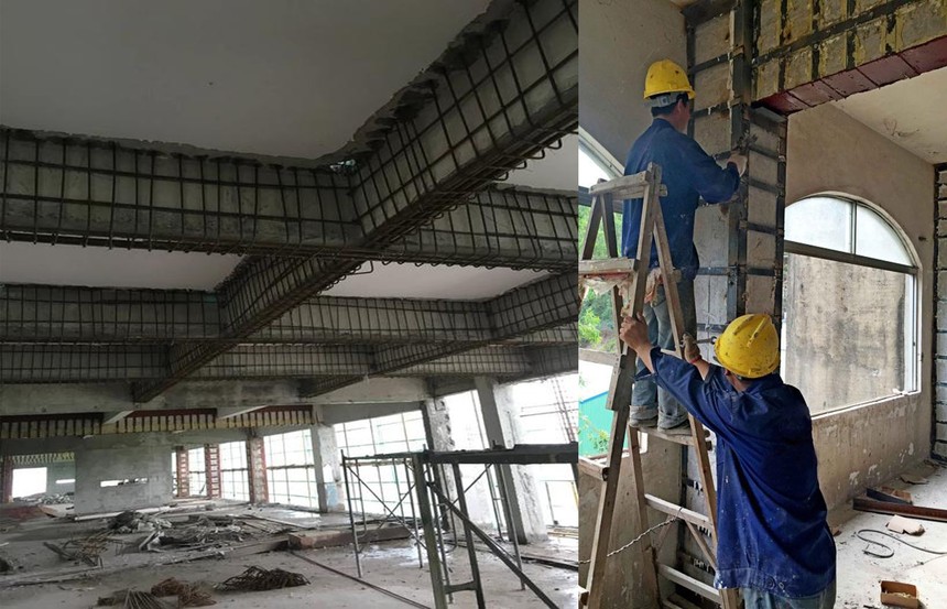 砼柱梁加固設計案例