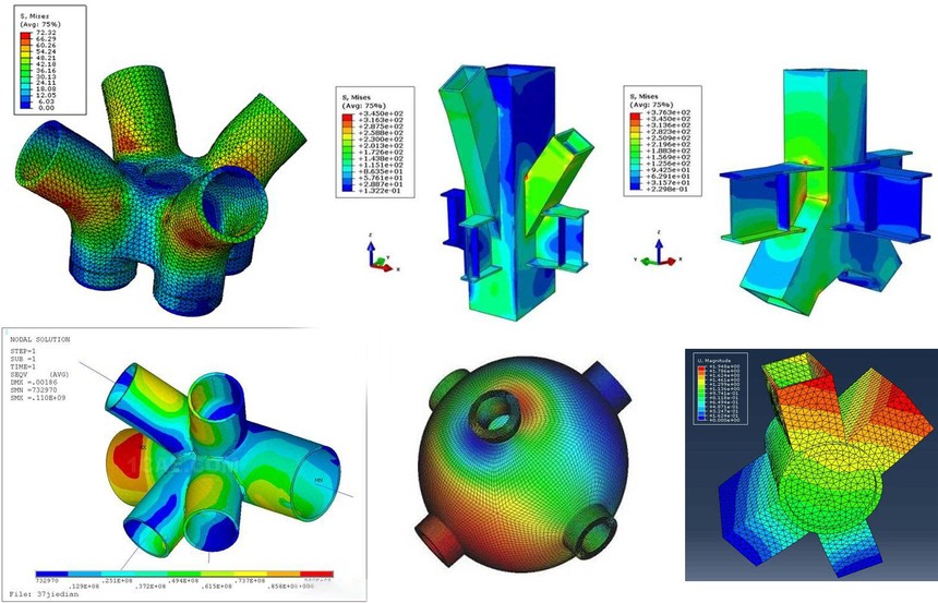 鋼結(jié)構(gòu)節(jié)點(diǎn)有限元分析案例
