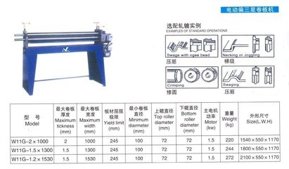 不同卷板機型號適用板材尺寸，不同卷板機型號適用板材尺寸全