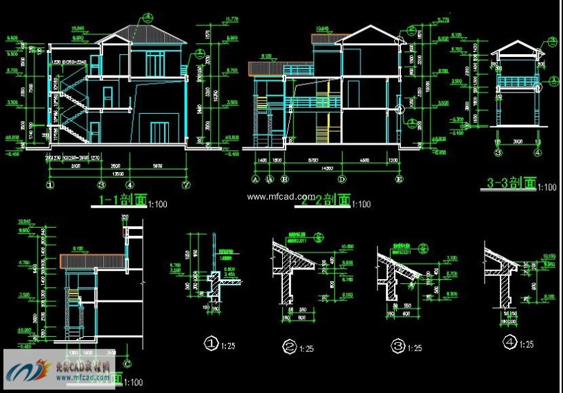 別墅結(jié)構(gòu)圖紙CAD教程，別墅結(jié)構(gòu)圖紙CAD繪制 行業(yè)新聞 第3張