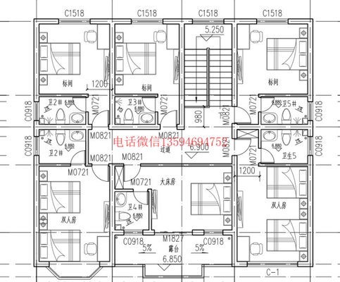150平米農(nóng)村自建民宿設(shè)計圖