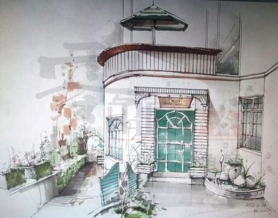 民宿設(shè)計手繪效果圖，幾種不同風(fēng)格的標(biāo)題供你參考，，驚艷民宿！手繪效果圖勾勒理想棲居空間，探秘民宿魅力，手繪效果圖里的詩意棲居藍圖，邂逅美好民宿，從