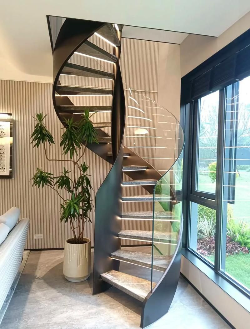 螺旋樓梯效果圖大全(51種螺旋樓梯創(chuàng)意設(shè)計,讓人大飽眼福!)