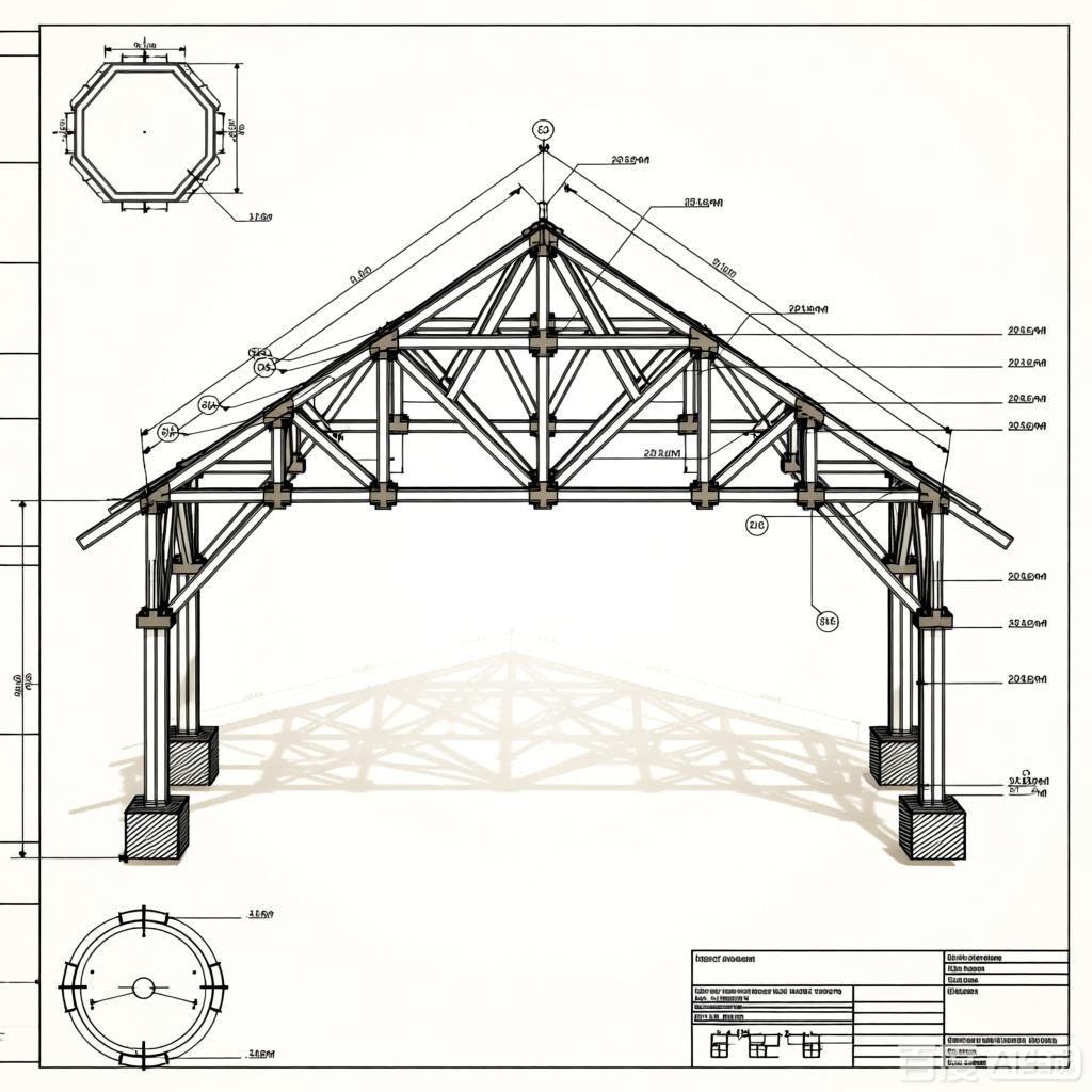 桁架結(jié)構(gòu)圖紙設(shè)計（桁架結(jié)構(gòu)圖紙設(shè)計中常用的規(guī)范）